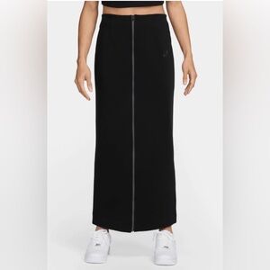 Nike Sportswear Tech Fleece Slim Maxi Skirt - Black - Size Small Tall - NWT